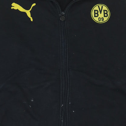 Puma Men's Black XL BVB 09 Track Jacket Full Zip Football Activewear