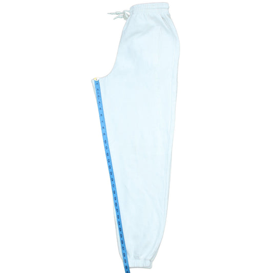 Adidas Women White XS Jogger Sweatpants Elastic Waist Pockets