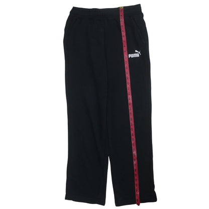 Puma Men's Black Fleece Sweatpants M Regular Fit Activewear Trousers