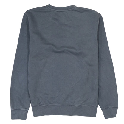 Nike Men's Grey XS Fleece Pullover Sweatshirt Crew Neck Logo