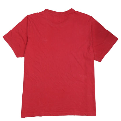 Nike Men's Red XL Crew Neck Short Sleeve Cotton Sports T-Shirt