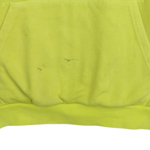 Ellesse Mens Yellow Pullover Hoodie M Logo Sports Sweatshirt