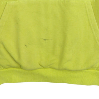 Ellesse Mens Yellow Pullover Hoodie M Logo Sports Sweatshirt