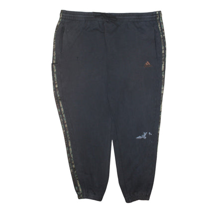 Adidas Men’s Black 3XL Jogger Sports Trousers with Camouflage Stripe