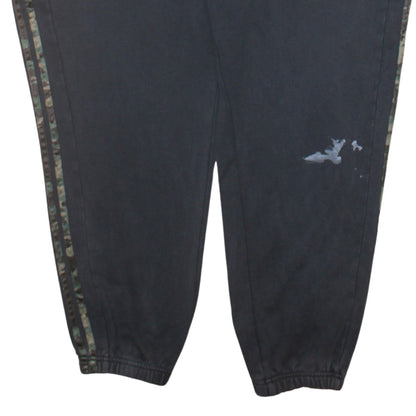 Adidas Men’s Black 3XL Jogger Sports Trousers with Camouflage Stripe