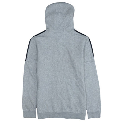 Adidas Boys Grey Pullover Hoodie 15-16 Years Fleece Logo Sportswear