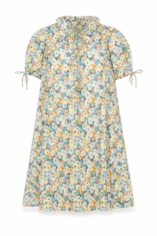 Blue Vanilla Women's Multicoloured Floral A-Line Dress UK 8