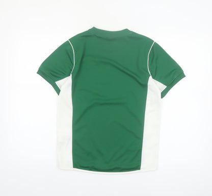 Umbro Boys Green & White Ireland Football Jersey T-Shirt 8 Years