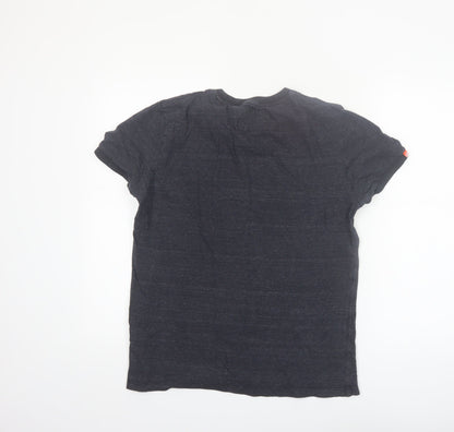 Superdry Men's Navy Blue Crew Neck Short Sleeve Cotton T-Shirt M