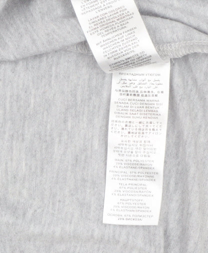 Lipsy Women Grey Open Front Mid-Length Jersey Coatigan UK 14
