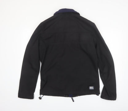Superdry Men's Black Windtrekker Softshell Hooded Jacket M