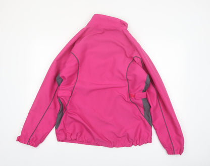 The Golf Co Women's Pink Windbreaker Jacket Size M Polyester