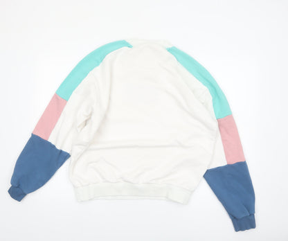 Harper & Lewis Womens Multicoloured Crew Neck Pullover Sweatshirt M