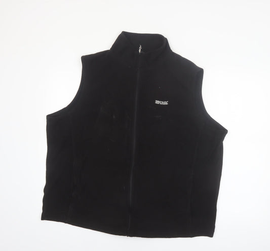 Regatta Men’s Black 2XL Fleece Bodywarmer Waistcoat Outdoor Zip Gilet