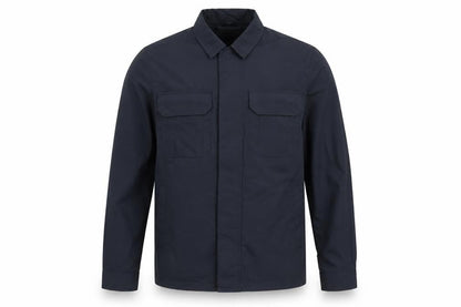 French Connection Men's Blue Polyamide Jacket Size M Casual Mid-Length