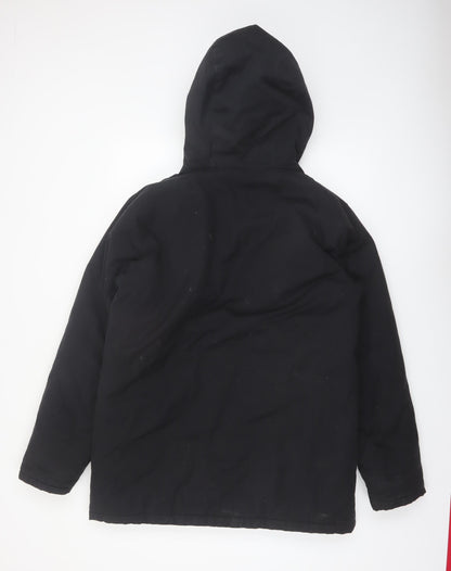 Levi Strauss & Co. Men's Black L Hooded Parka Jacket