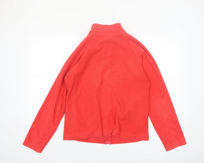Dunnes Women’s Red Fleece Full Zip Casual Jacket Size 12