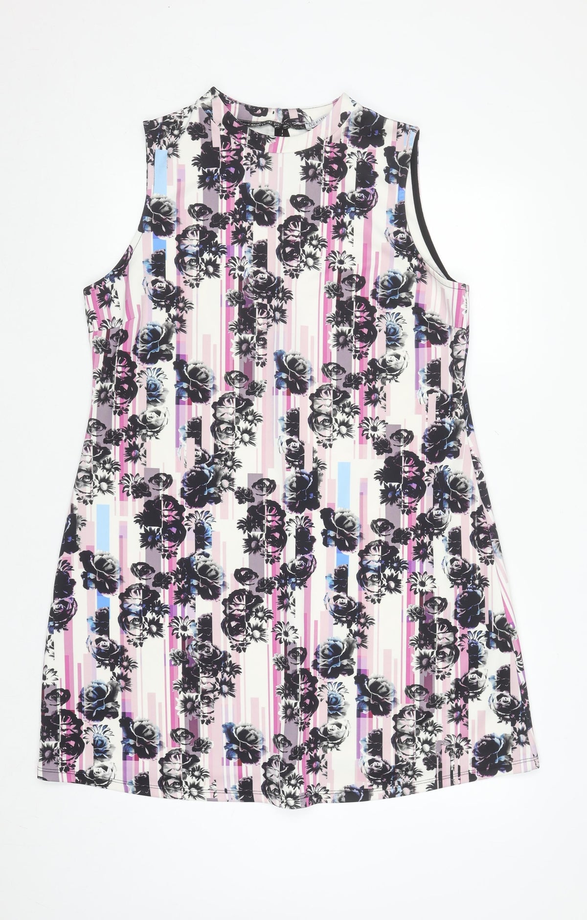 Definitions Women's Multicoloured Floral Shift Dress Size 18