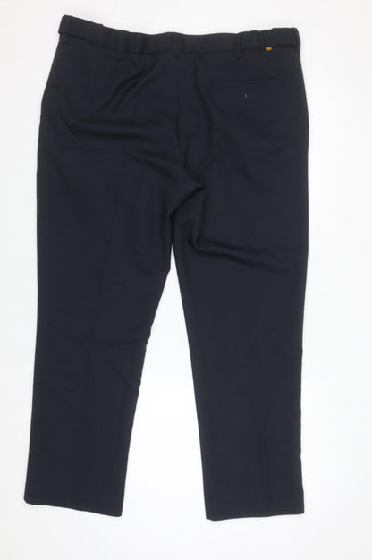 Farah Classic Men's Black 40x29 Dress Pants Trousers