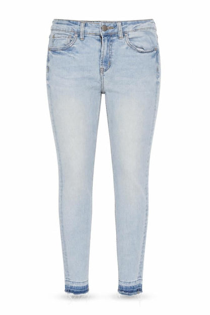 Denim Co Women's Light Blue Skinny Jeans Size 8 Mid Rise Stretch
