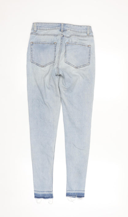 Denim Co Women's Light Blue Skinny Jeans Size 8 Mid Rise Stretch