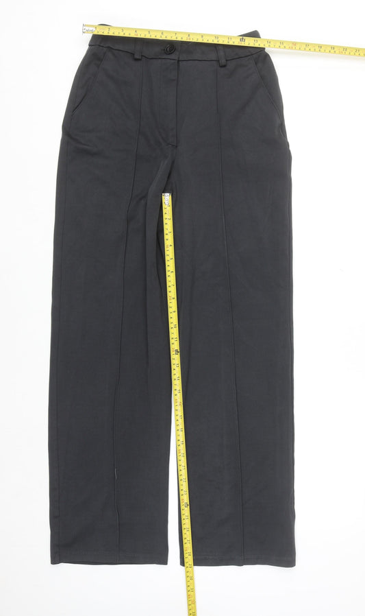 Primark Women’s Black Size 10 Straight Leg Work Trousers