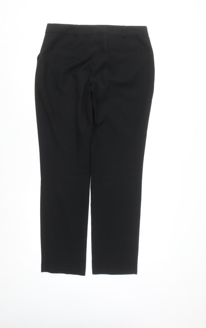 Dunnes Women Black Size 12 Straight Leg Dress Pants Trousers