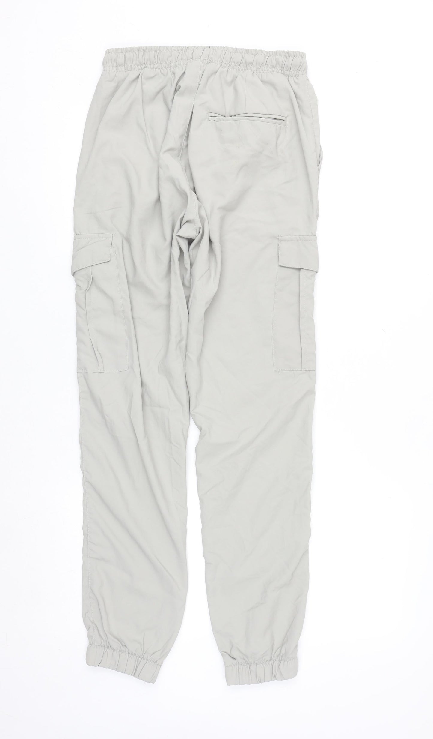 Brave Soul Men's Beige Cargo Trousers Size 30 Regular Fit