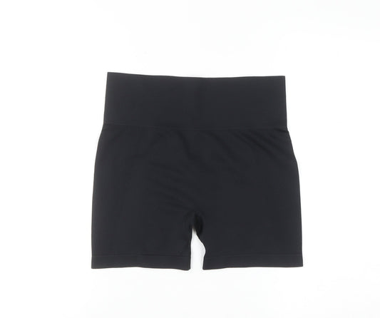 Primark Women’s Black Biker Activewear Shorts Medium Stretch Workout