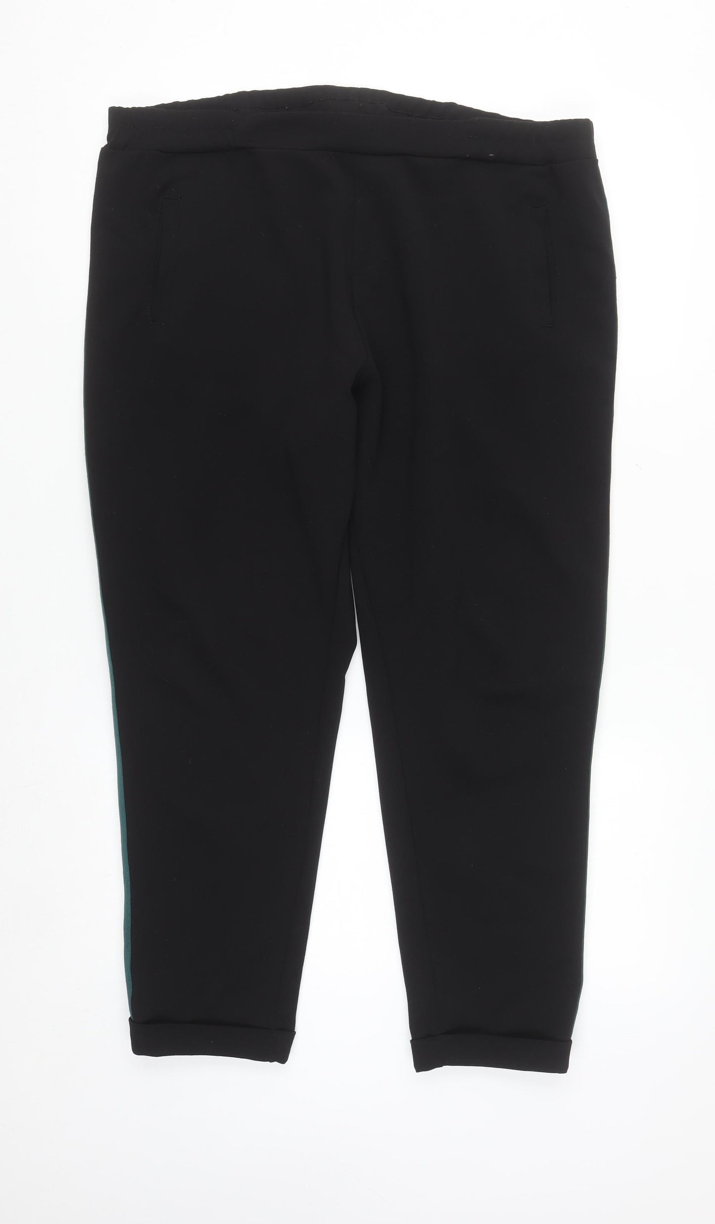 Primark Women’s Black Jogger Trousers Size 14-16 with Elastic Waist