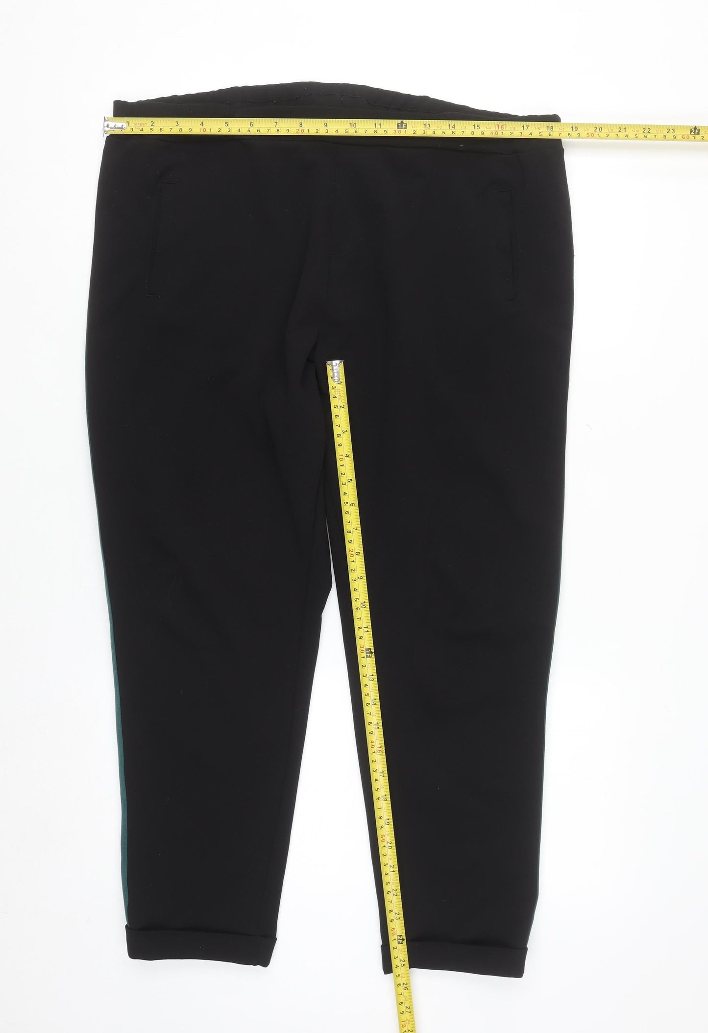 Primark Women’s Black Jogger Trousers Size 14-16 with Elastic Waist