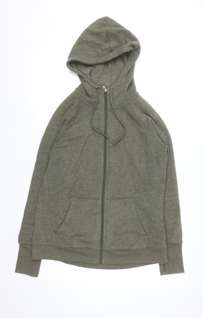 Tek Gear Men's Green Full Zip Fleece Hoodie Size M