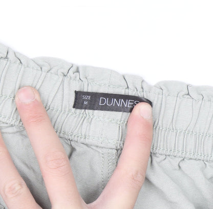 Dunnes Stores Women’s Beige Linen Blend Pull-On Casual Shorts Size 12