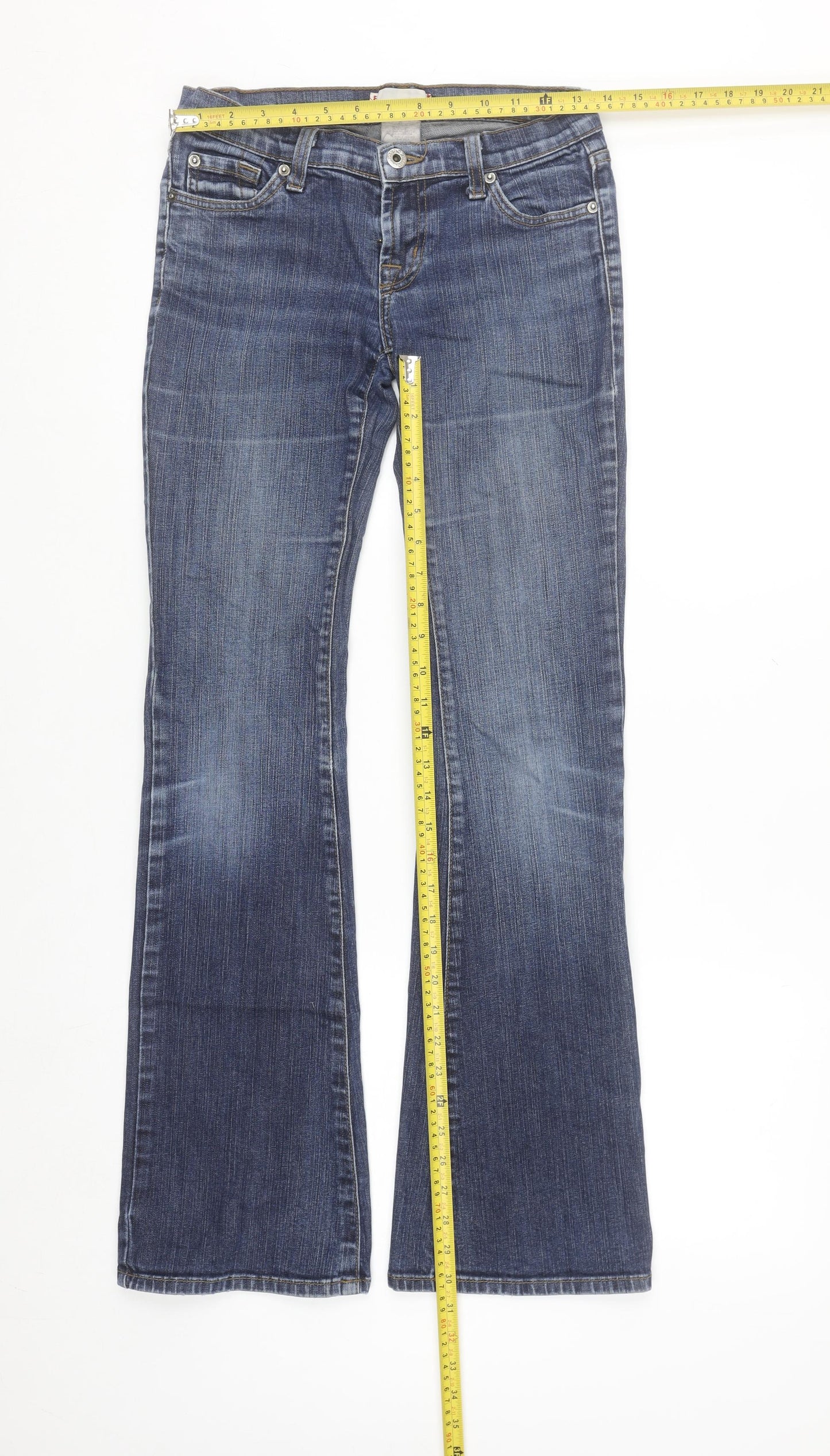 BDG Womens Blue Bootcut Stretch Denim Jeans Size 10 Regular