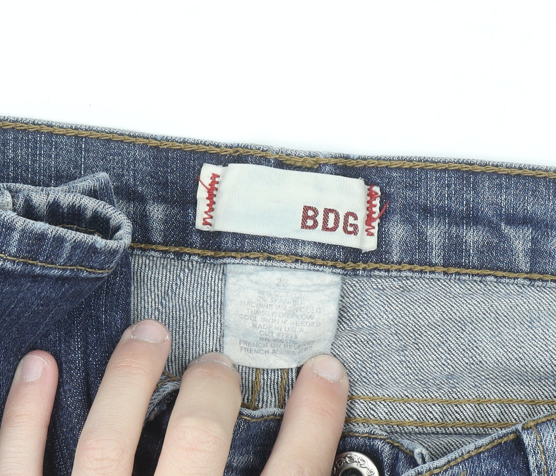 BDG Womens Blue Bootcut Stretch Denim Jeans Size 10 Regular