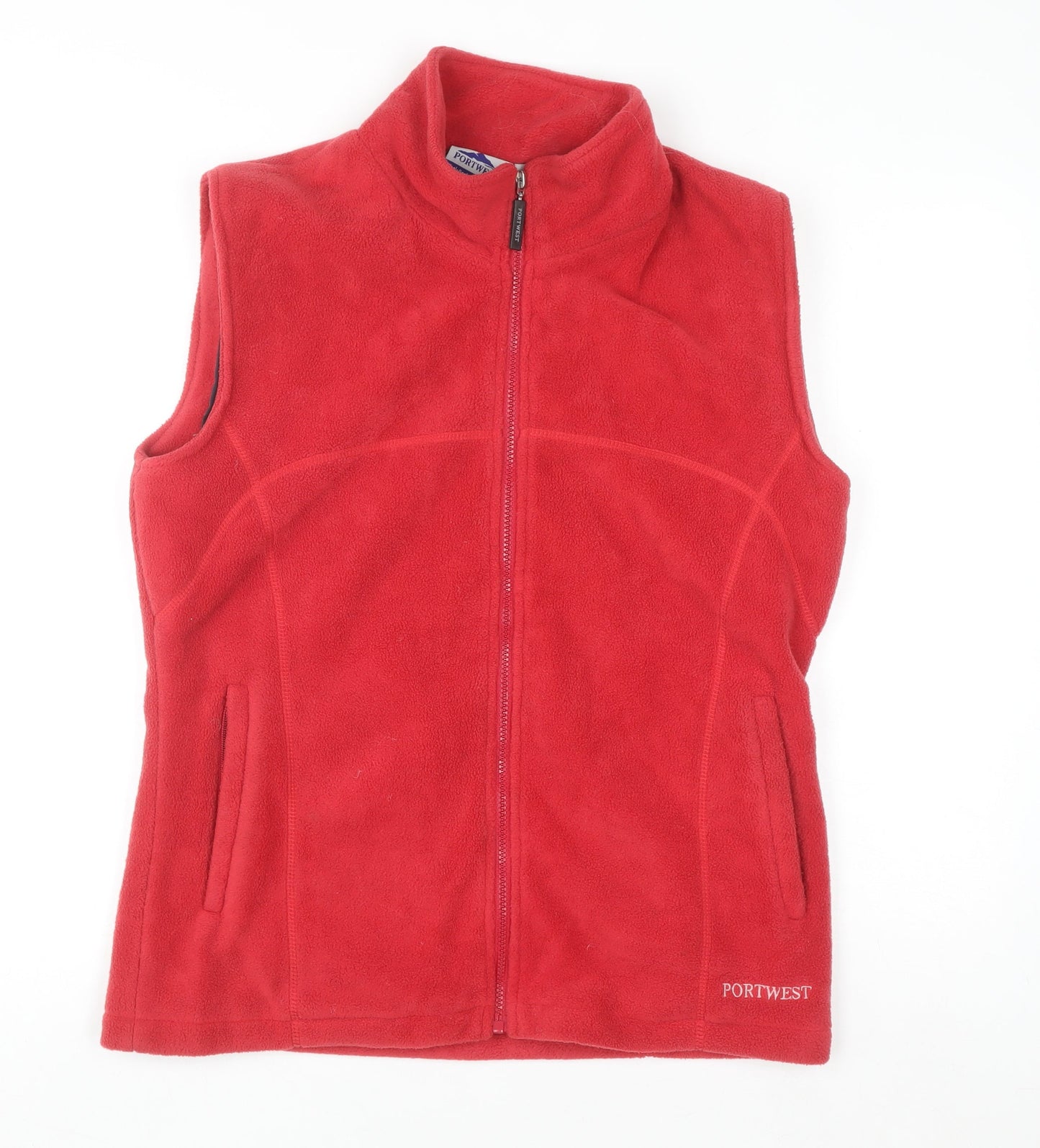 Portwest Men's Red Fleece Bodywarmer Waistcoat Size L