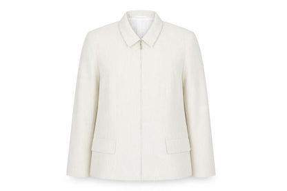 Gerry Weber Women's Beige Classic Suit Jacket Size 16 Polyester Lined
