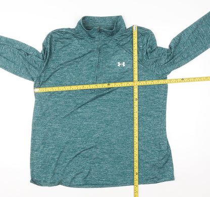 Under Armour Men's Green 2XL 1/4 Zip Pullover Sweatshirt
