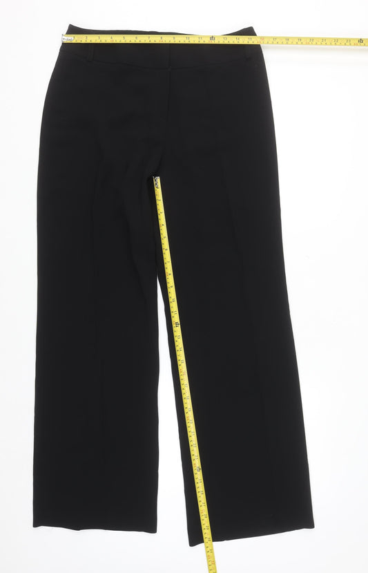 Dunnes Stores Women's Black Size 12 Straight Leg Dress Pants