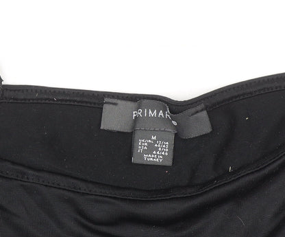 Primark Women's Black Camisole Bodysuit Size 12 Stretch Jersey