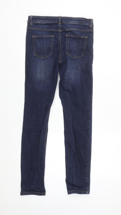 Denim Co Girls Blue Slim Fit Jeans 13-14 Years Dark Wash Stretch