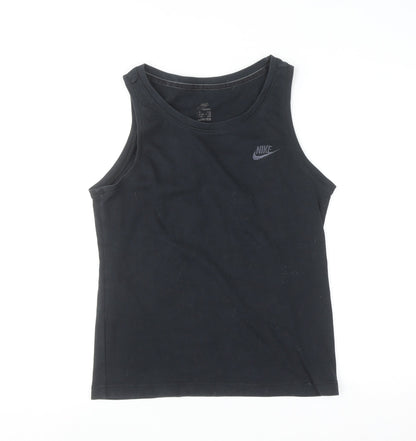 Nike Men's Black Sleeveless Sports Tank Top Size L Cotton Blend