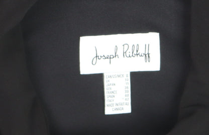 Joseph Ribkoff Women Black Size 10 Cape Jacket Mid-Length Elegant