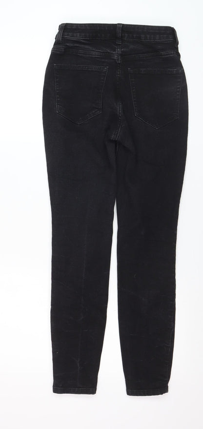 H&M Divided Women's Black Skinny High Rise Stretch Jeans Size 8