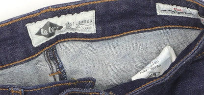 Lee Cooper Women's Blue Skinny Jeans Size 10 Mid Rise Denim