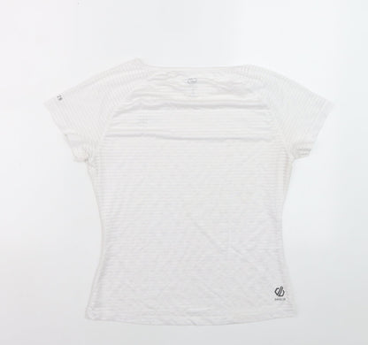 Dare 2b Womens White Short Sleeve Active T-Shirt Size 8