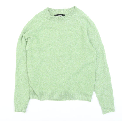 Vero Moda Women Green XS Crew Neck Long Sleeve Knit Jumper