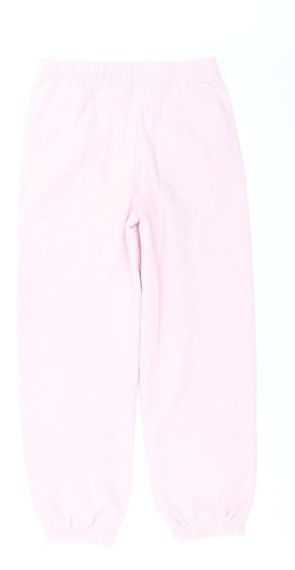 Slazenger Girls Pink Sweatpants Size 13 Years Elastic Waist Joggers