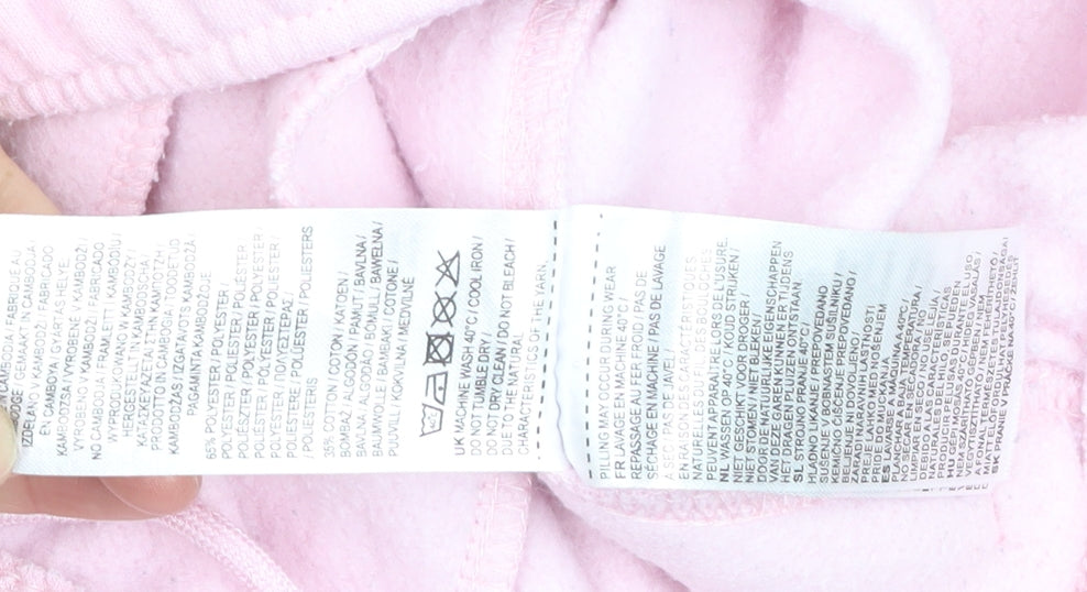 Slazenger Girls Pink Sweatpants Size 13 Years Elastic Waist Joggers
