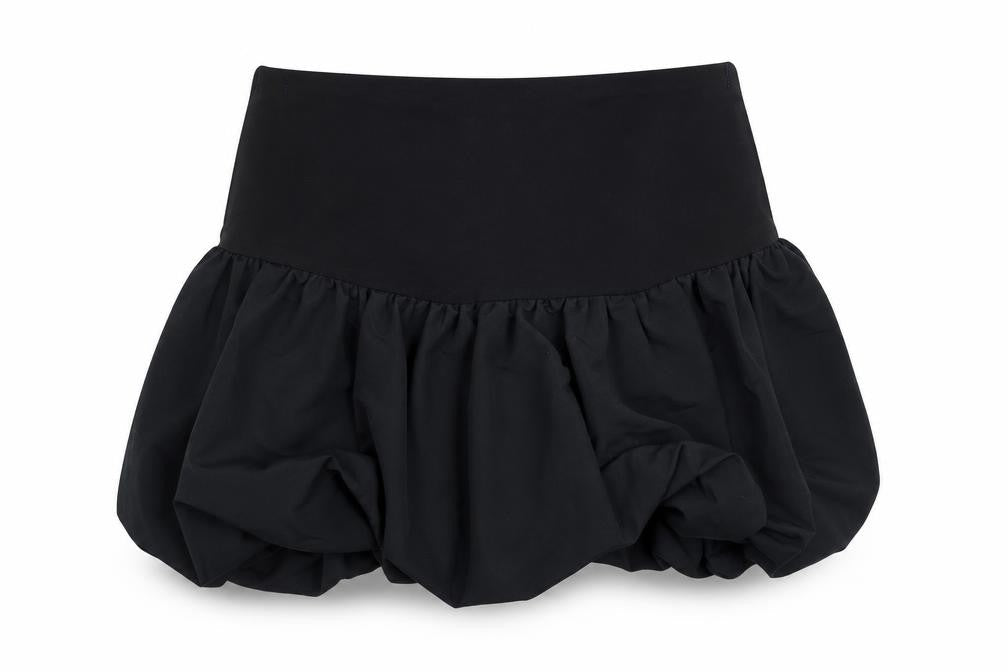 Primark Rita Ora Black Bubble Hem Short Skirt XS Womens